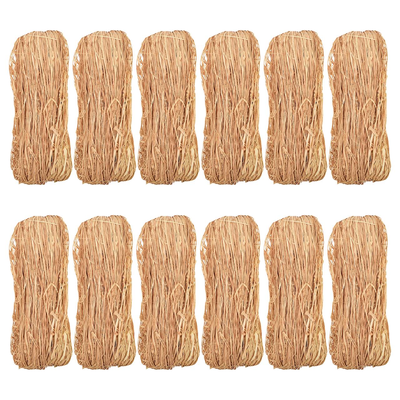 12 Pack: Long Natural Raffia by Ashland®